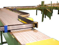 An Alliance Industrial Lehr Unloader An Alliance Industrial Lehr Unloader