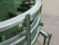 An Alliance Industrial Single-File Spiral Conveyor